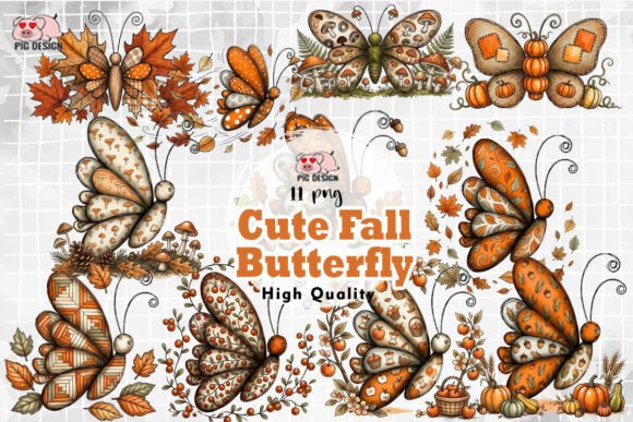 Download Cute Fall Butterfly PNG - Butterfly png Collection